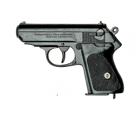 Replika Německá Pistole Waffen-SSPPK, černá